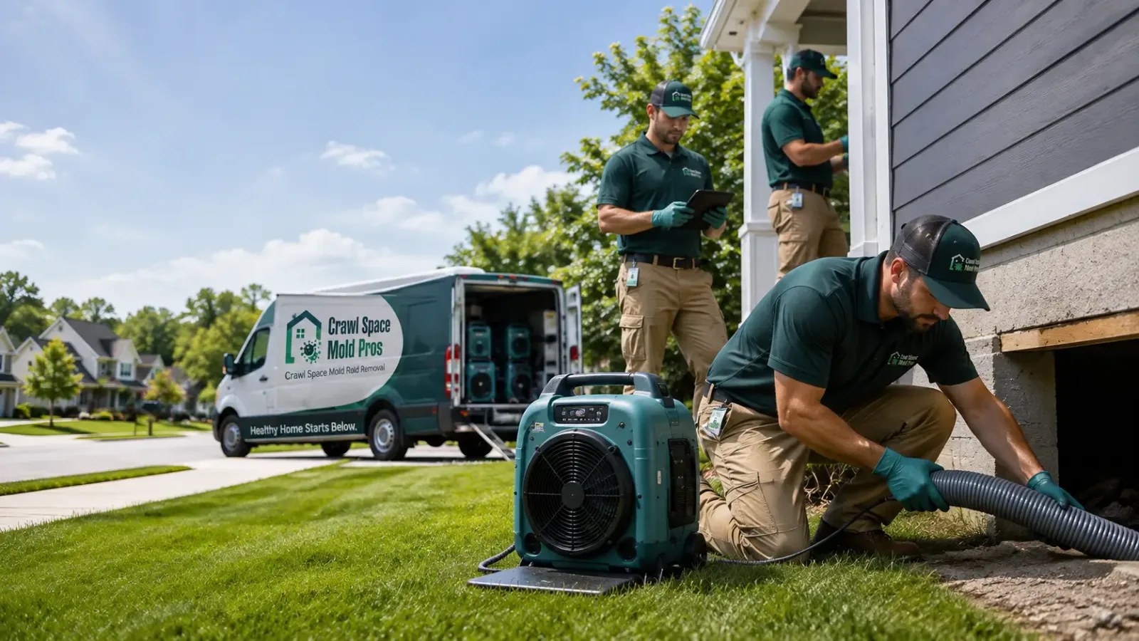 Crawl Space Mold Removal in Dorsey, IL